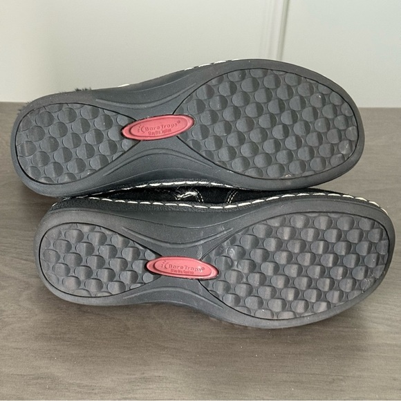 Bare Traps ELLEA Winter Black Suede Booties Faux Fur Lined Size 7M - Picture 7 of 8